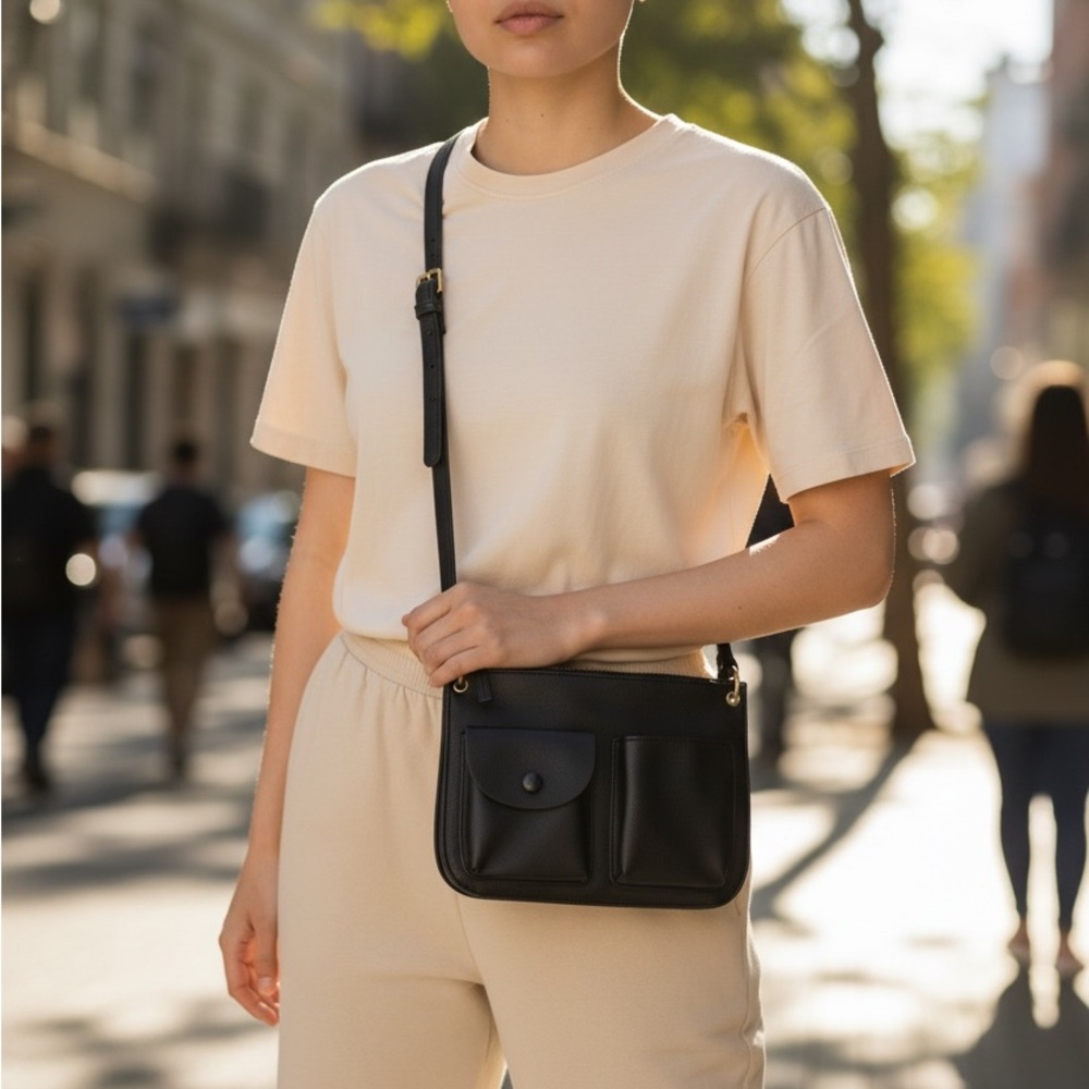 Anthropologie Charlize Utility Crossbody Bag